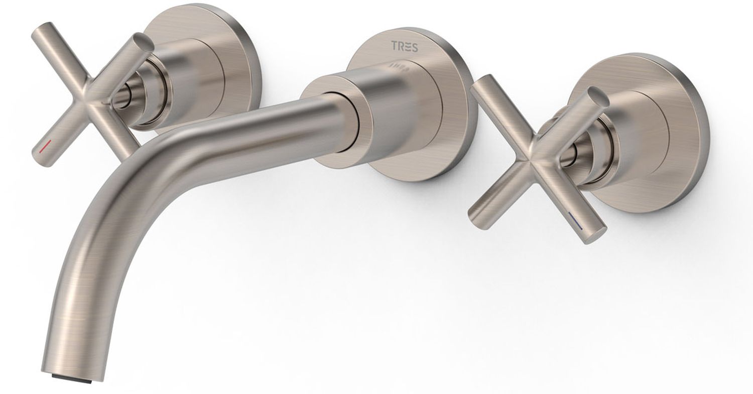 Darmowa Dostawa - Bateria umywalkowa podtynkowa stal Tres Mont Blanc 28330002AC