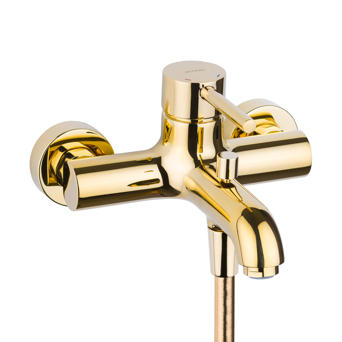 Darmowa Dostawa - Bateria wannowo-prysznicowa ścienna złoty połysk Oltens Molle 34000800