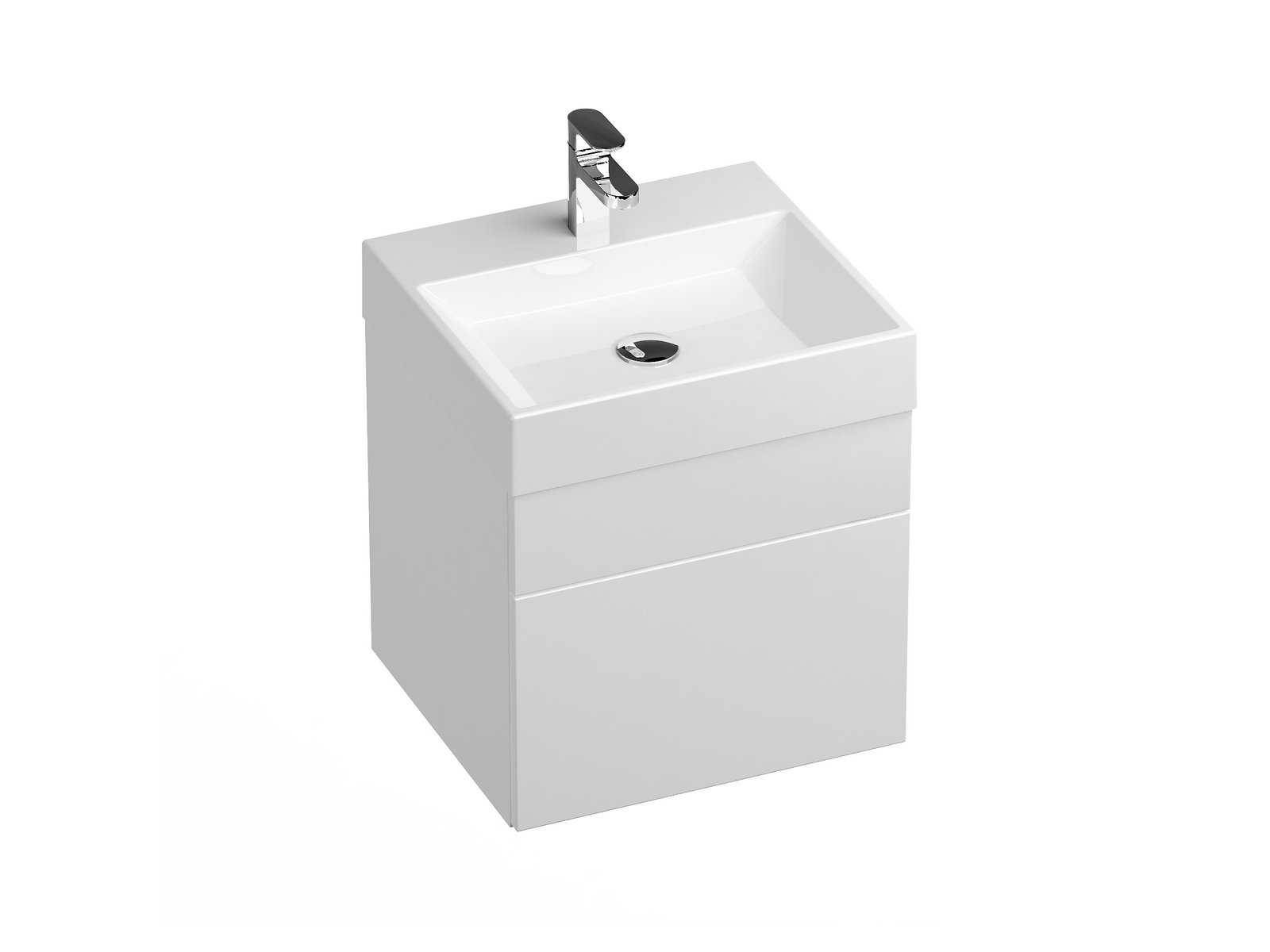 Darmowa Dostawa - Szafka 50x45x45 cm podumywalkowa wisząca biała Ravak Natural X000001051