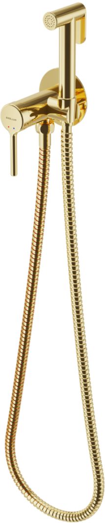 Darmowa Dostawa - Bateria bidetowa z zestawem prysznicowym podtynkowa złota Excellent Pi AREX1204GL