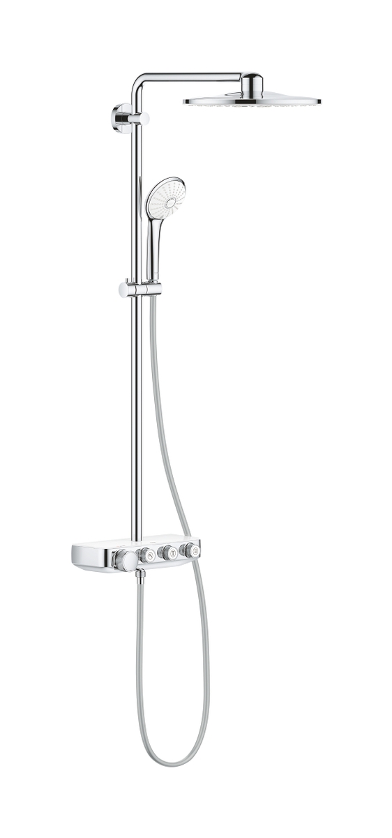 Darmowa Dostawa - Zestaw prysznicowy ścienny termostatyczny z deszczownicą starlight chrome Grohe Euphoria 26507LS0