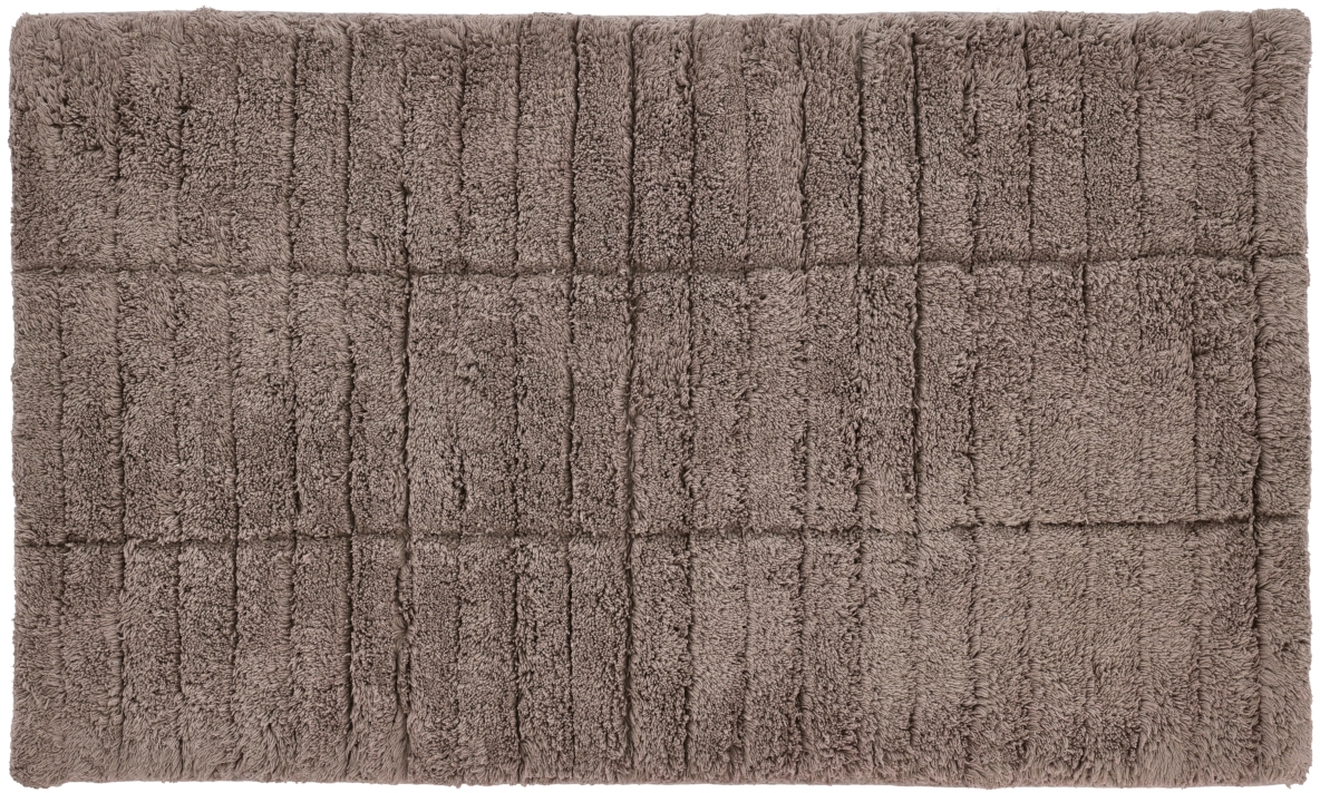 Darmowa Dostawa - Dywanik łazienkowy 80x50 cm prostokątny brązowy Zone Denmark Tiles 26452