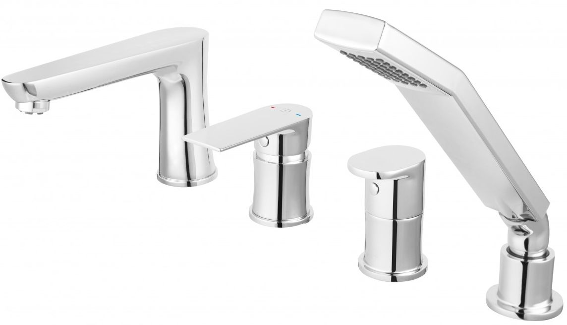 Darmowa Dostawa - Bateria wannowo-prysznicowa nawannowa chrom FDesign Pinea FD1PNA11A11