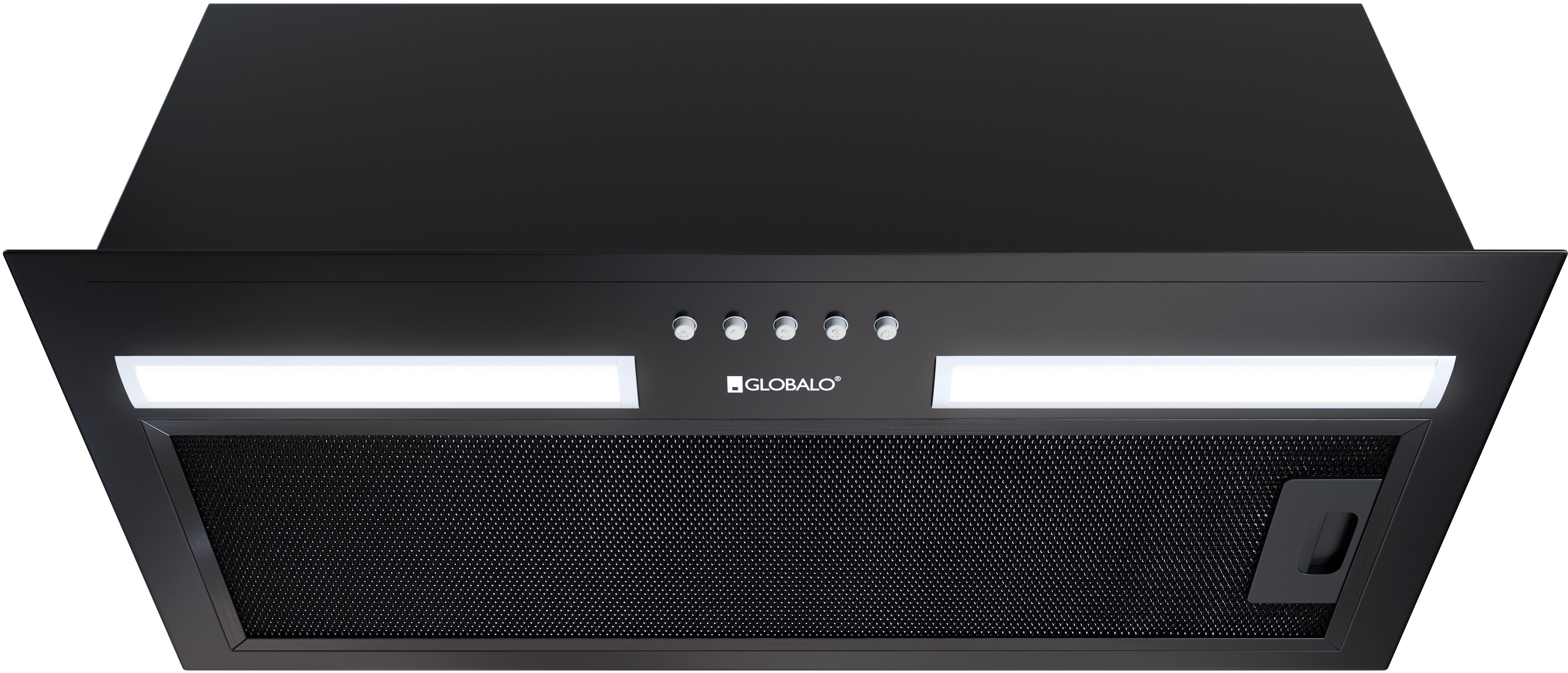 Darmowa Dostawa - Okap podszafkowy 59.6 cm czarny Globalo Design Hadario HADARIO602BLACK