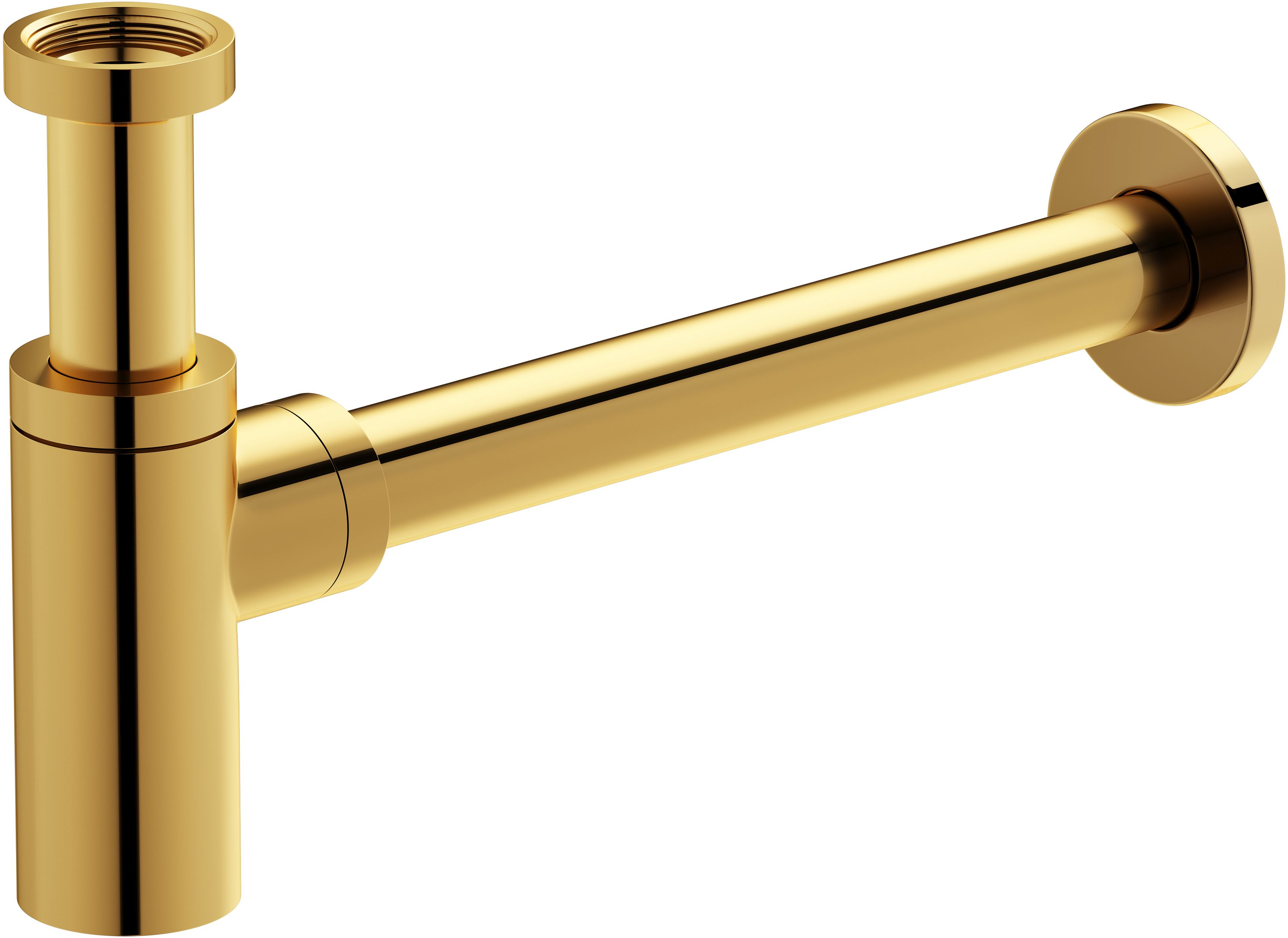 Darmowa Dostawa - Syfon do umywalki butelkowy złoty Cersanit Inverto S951714