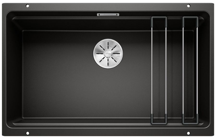 Darmowa Dostawa - Zlewozmywak granitowy 73x46 cm czarny Blanco Etagon 700-U 525891