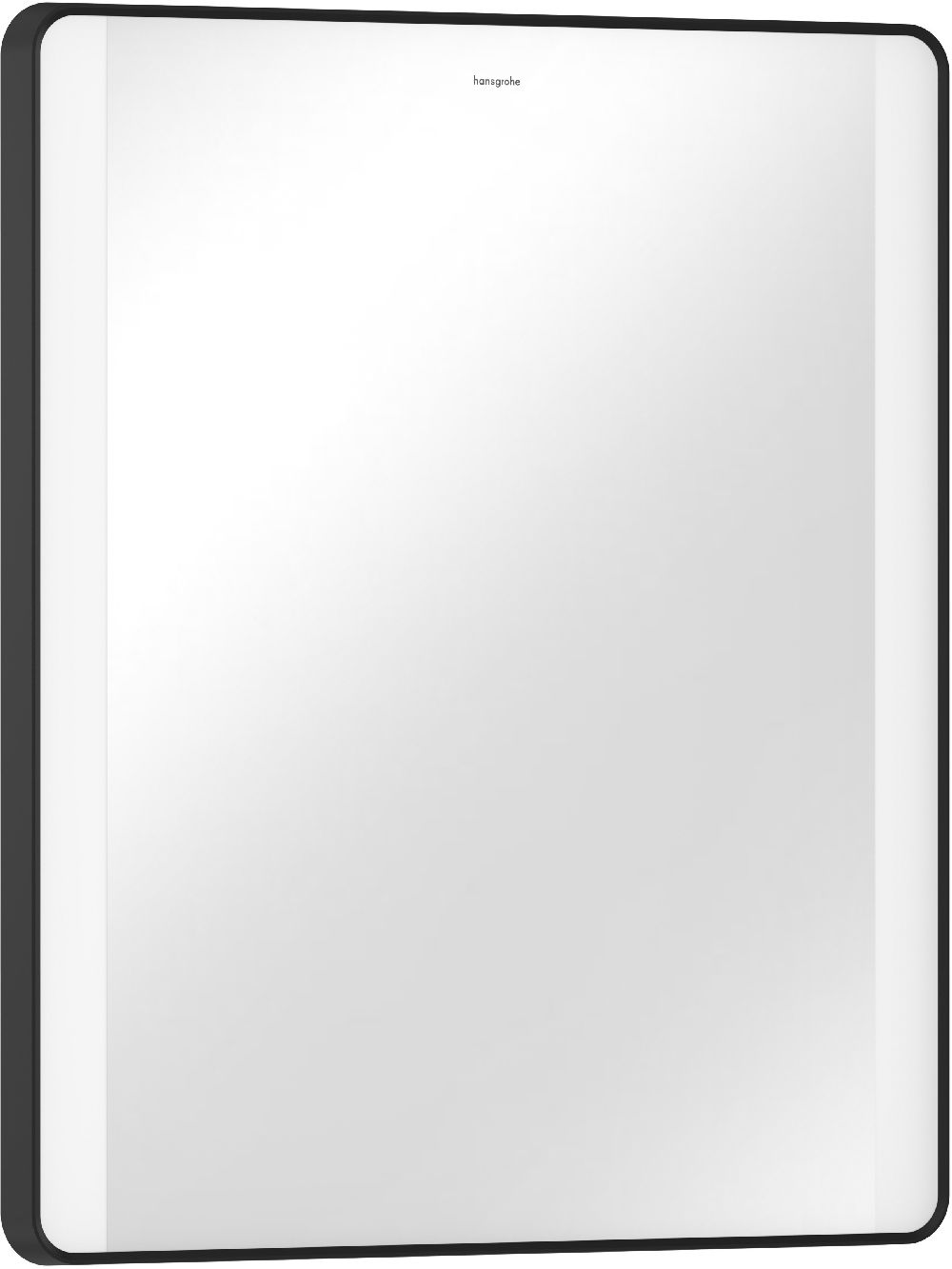 Darmowa Dostawa - Lustro 60x70 cm prostokątne z oświetleniem czarny Hansgrohe Xarita Lite Q 54975670