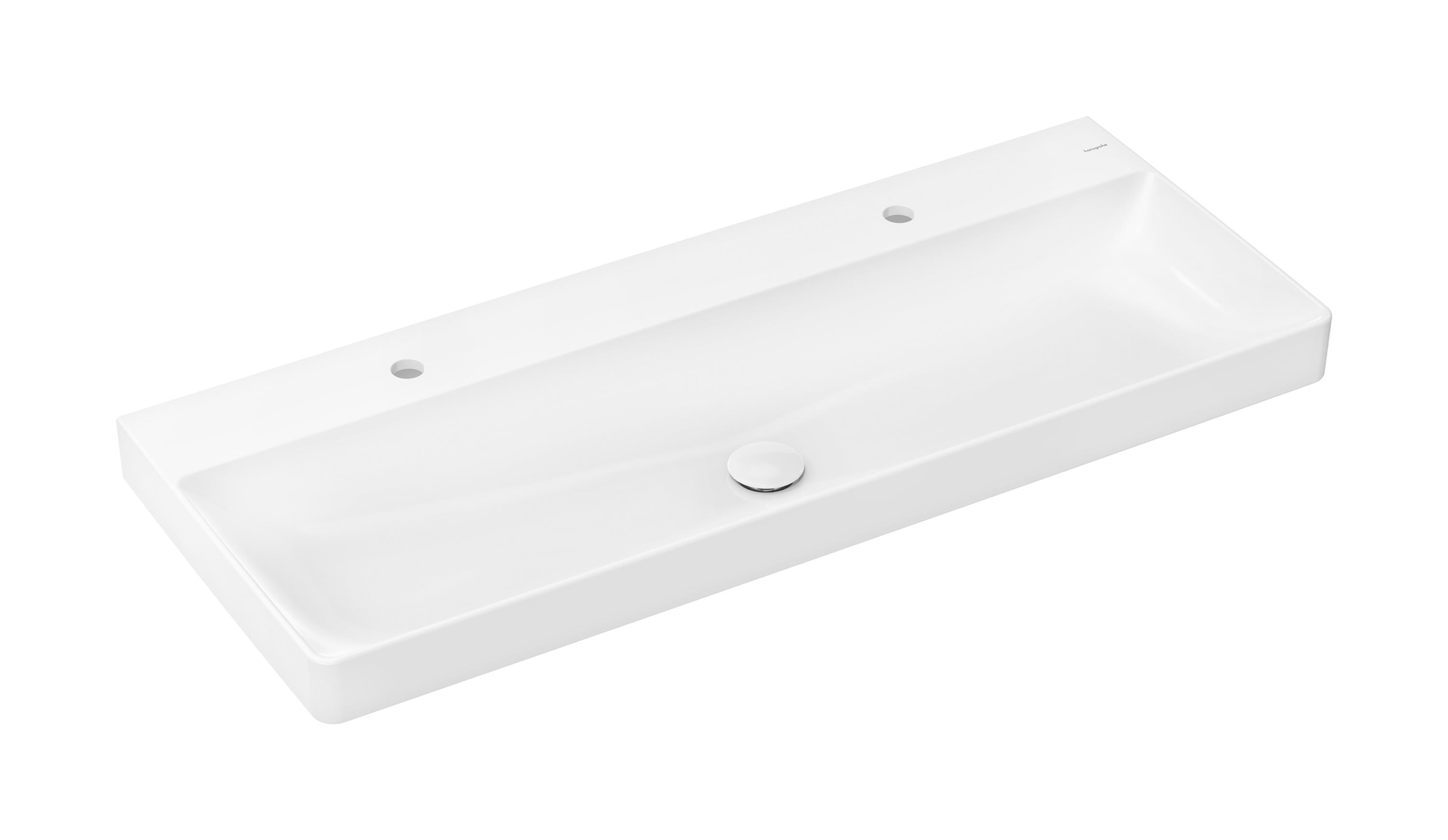 Darmowa Dostawa - Umywalka 120x48 cm prostokątna ścienna-meblowa biała Hansgrohe Xelu Q 61042450