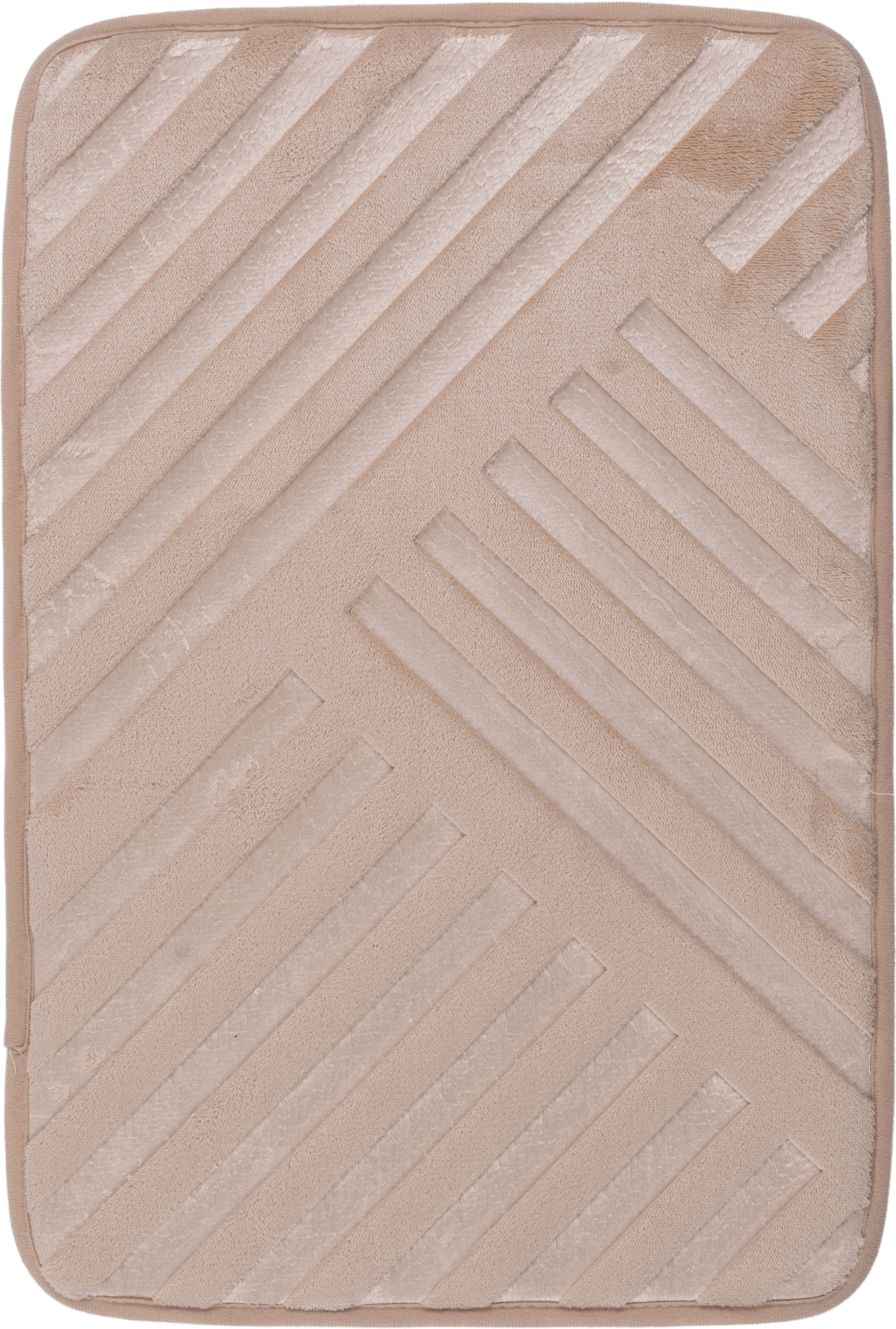 Darmowa Dostawa - Dywanik łazienkowy 80x50 cm prostokątny beżowy Multi-Decor Hamilton 508290