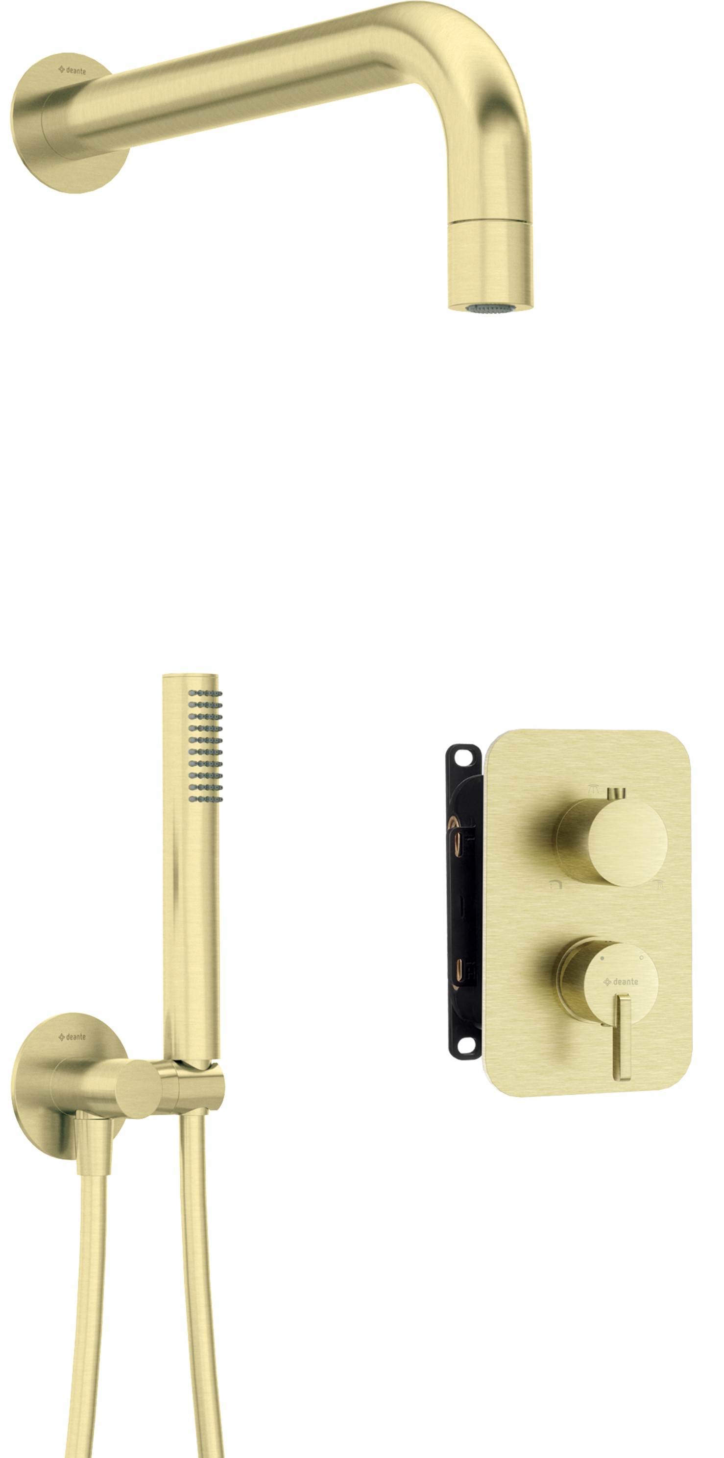 Darmowa Dostawa - Zestaw prysznicowy podtynkowy złoty Deante Silia BXYZRQSM