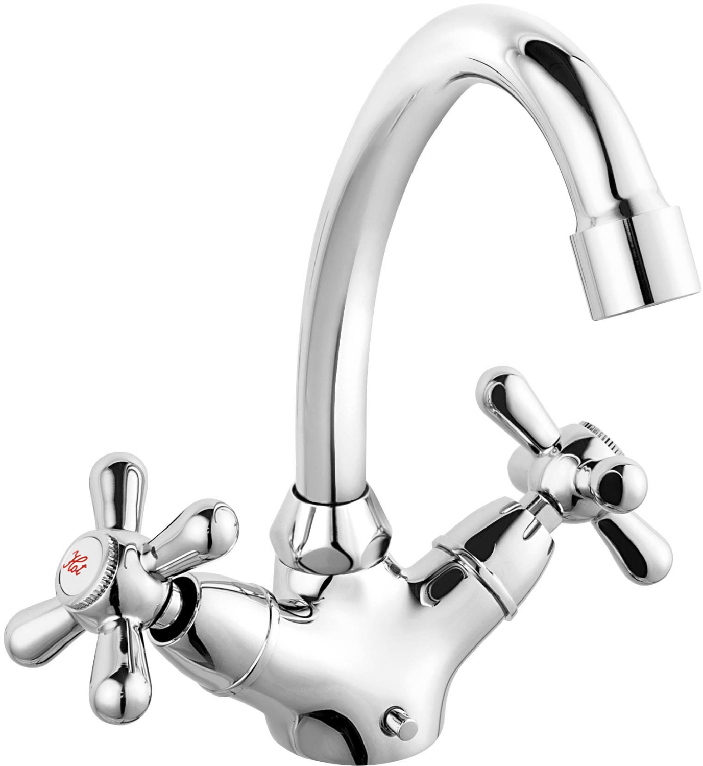 Darmowa Dostawa - Bateria umywalkowa stojąca chrom Ferro Retro XR2