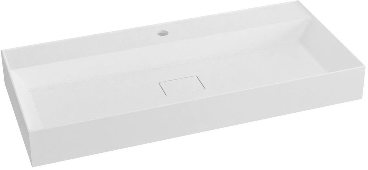 Darmowa Dostawa - Umywalka 96x44 cm prostokątna ścienna-meblowa biała Sapho Godiva GU096