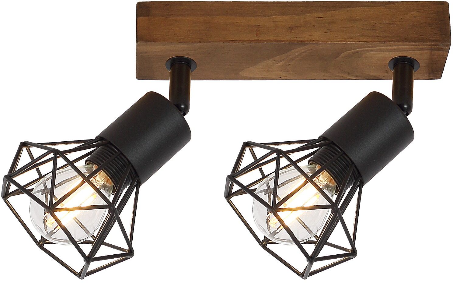 Darmowa Dostawa - Lampa podsufitowa 2x40 W czarna Rabalux Zeus 3138