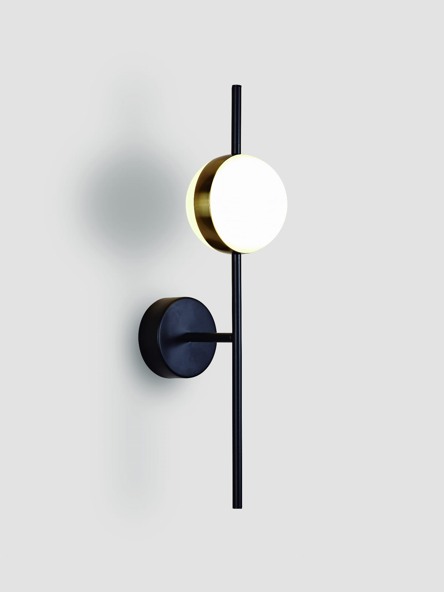 Darmowa Dostawa - Kinkiet 1x8 W biały-czarny-złoty Mantra Cuba 7163