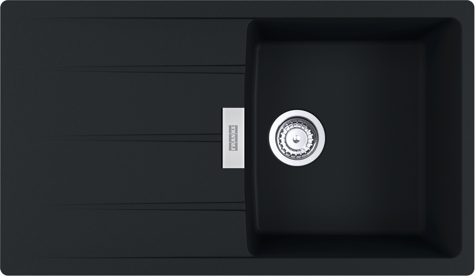Darmowa Dostawa - Zlewozmywak granitowy 86x50 cm czarny Franke Centro 1140687328