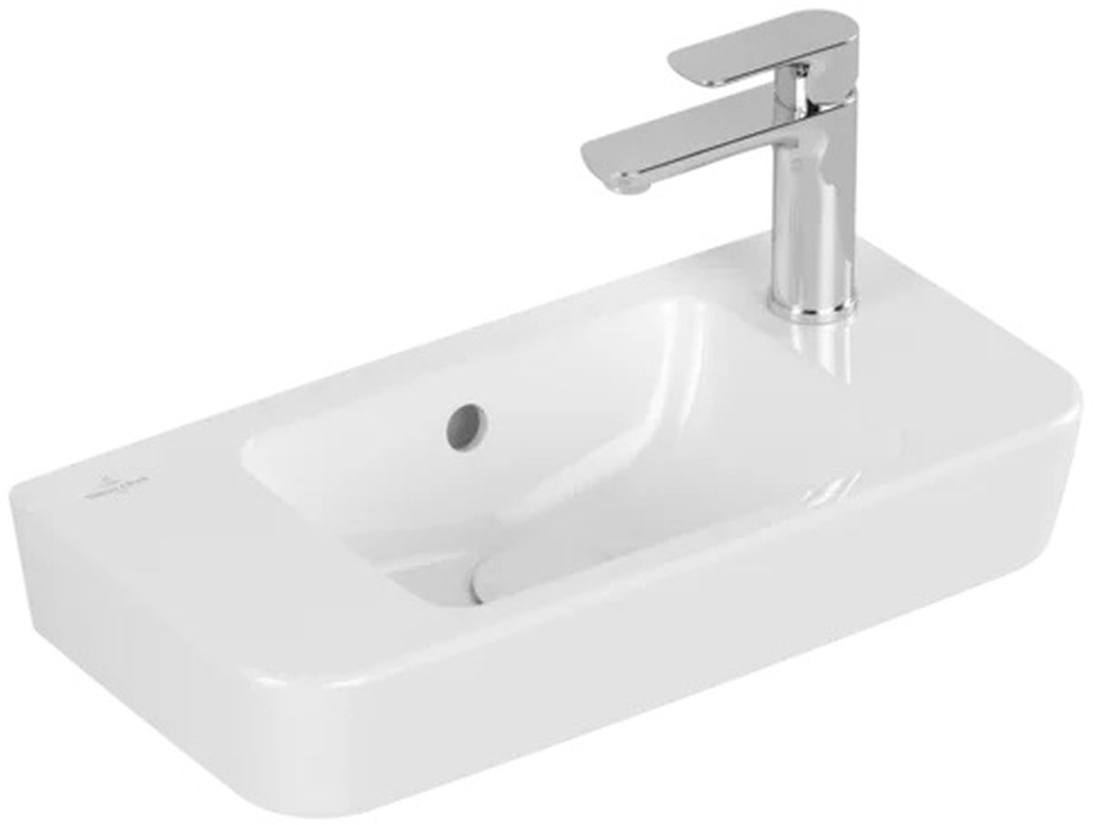 Darmowa Dostawa - Umywalka 50x25 cm prostokątna ścienna biała Villeroy & Boch O.Novo 4342R5T2