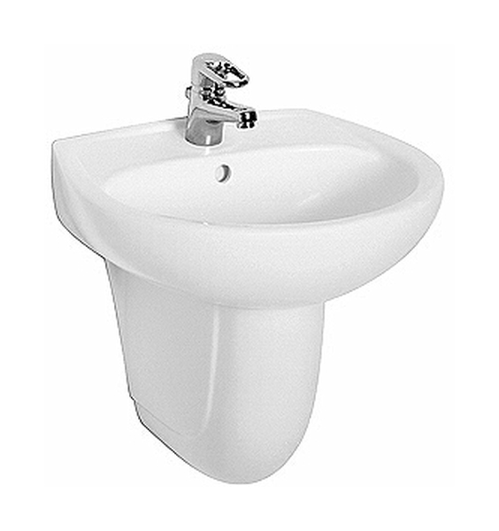 Darmowa Dostawa - Umywalka 60x45.5 cm półokrągła ścienna biała Koło Idol M11060000