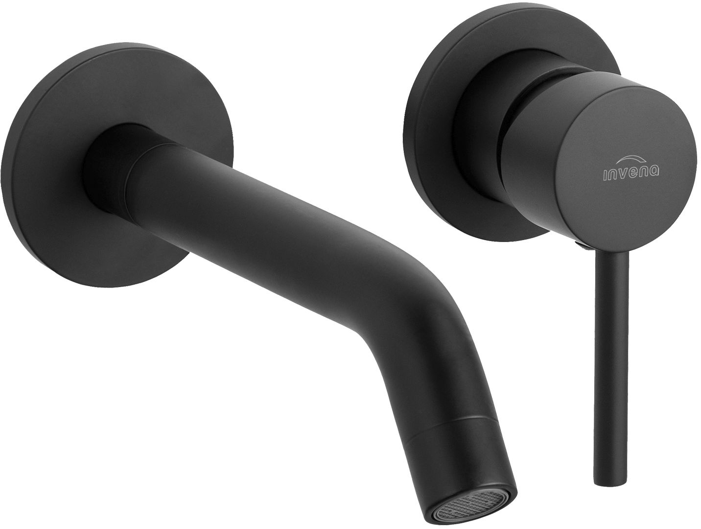 Darmowa Dostawa - Bateria umywalkowa podtynkowa czarny Invena Dafni BP88U04