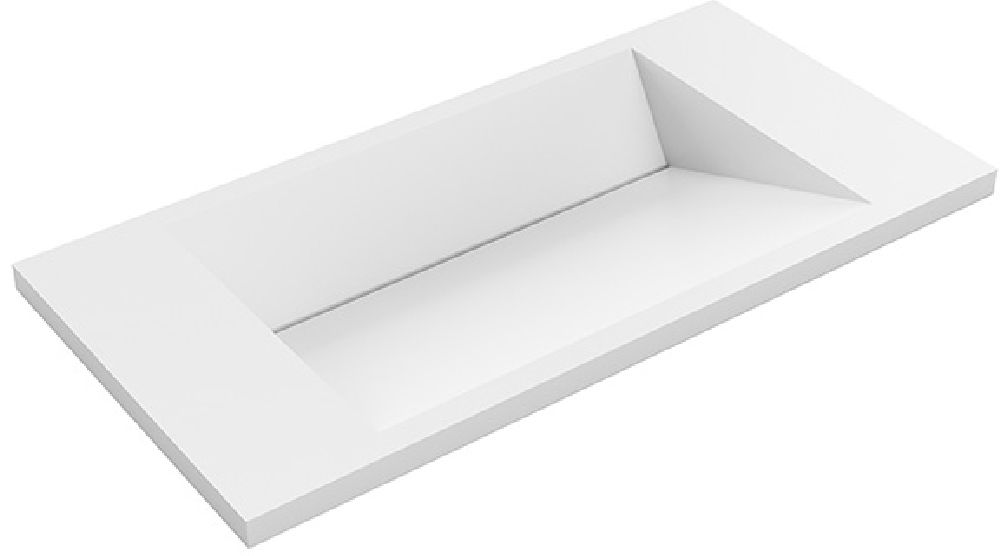 Darmowa Dostawa - Umywalka 60x30 cm prostokątna wpuszczana biała Cristalstone Linea Diago U600MCOLCWCR