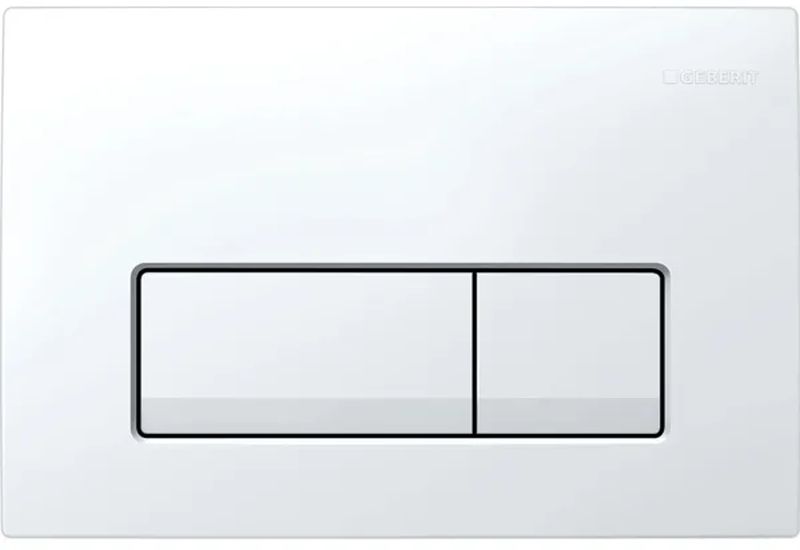 Darmowa Dostawa - Przycisk spłukujący do wc biały Geberit Delta 115119111