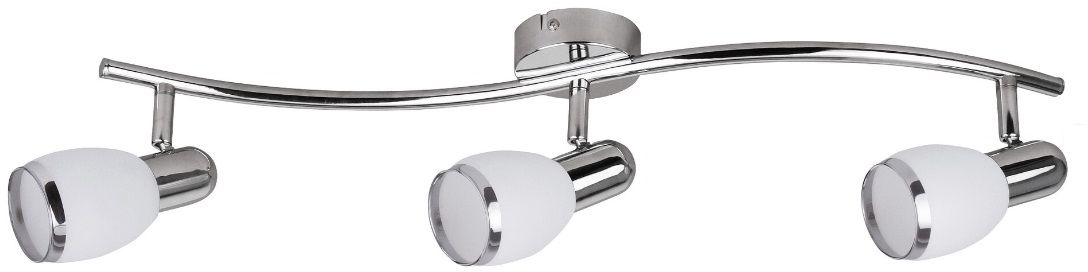 Darmowa Dostawa - Lampa podsufitowa 3x40 W biała-chrom Rabalux Elite 6062