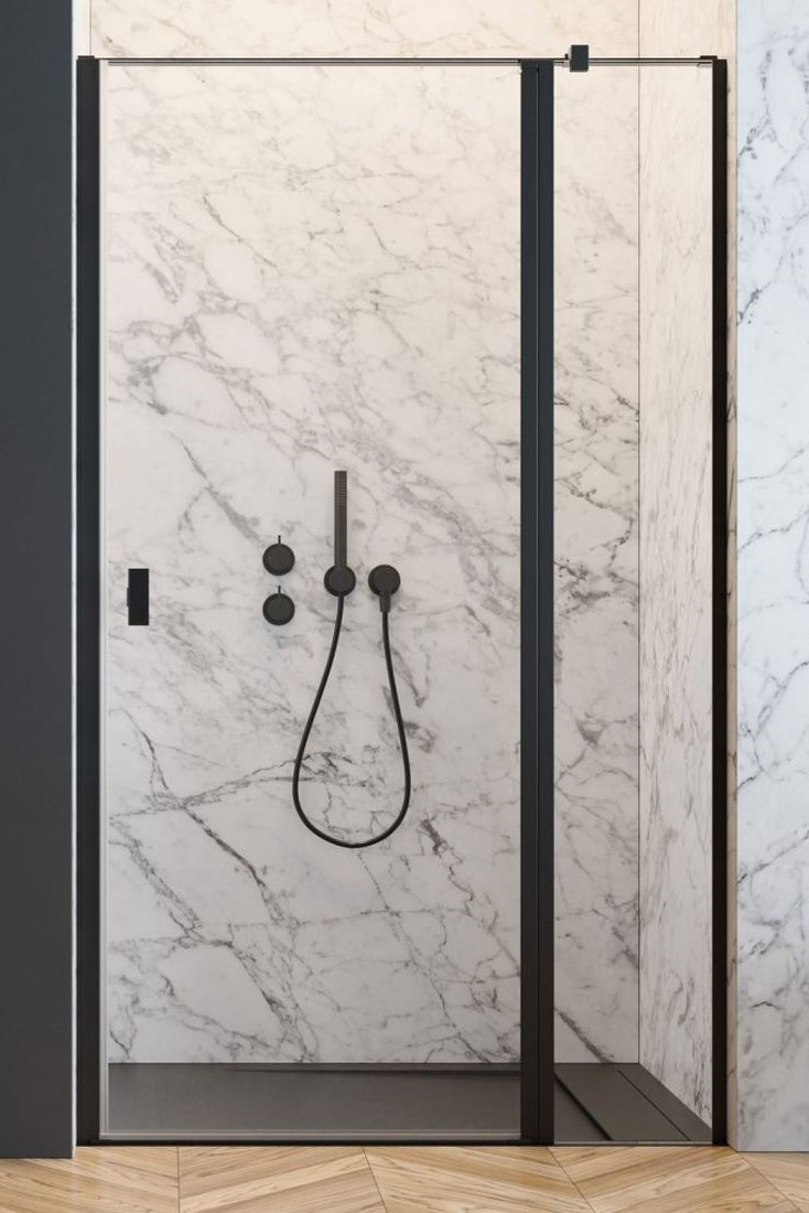 Darmowa Dostawa - Drzwi prysznicowe Radaway Nes Black DWJ II 100361205401R