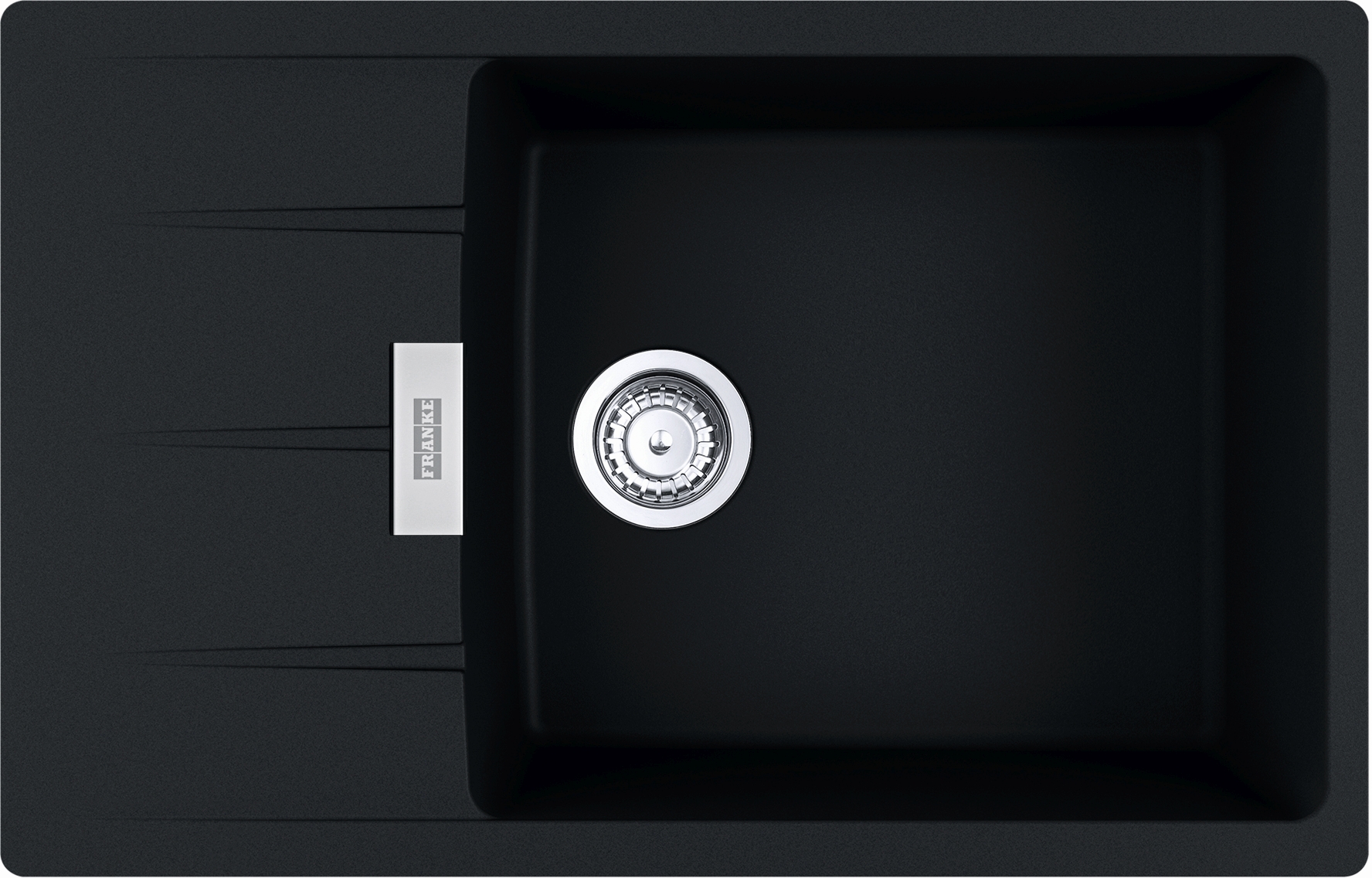 Darmowa Dostawa - Zlewozmywak granitowy 78x50 cm szary/grafitowy/onyx Franke Centro 1140687326