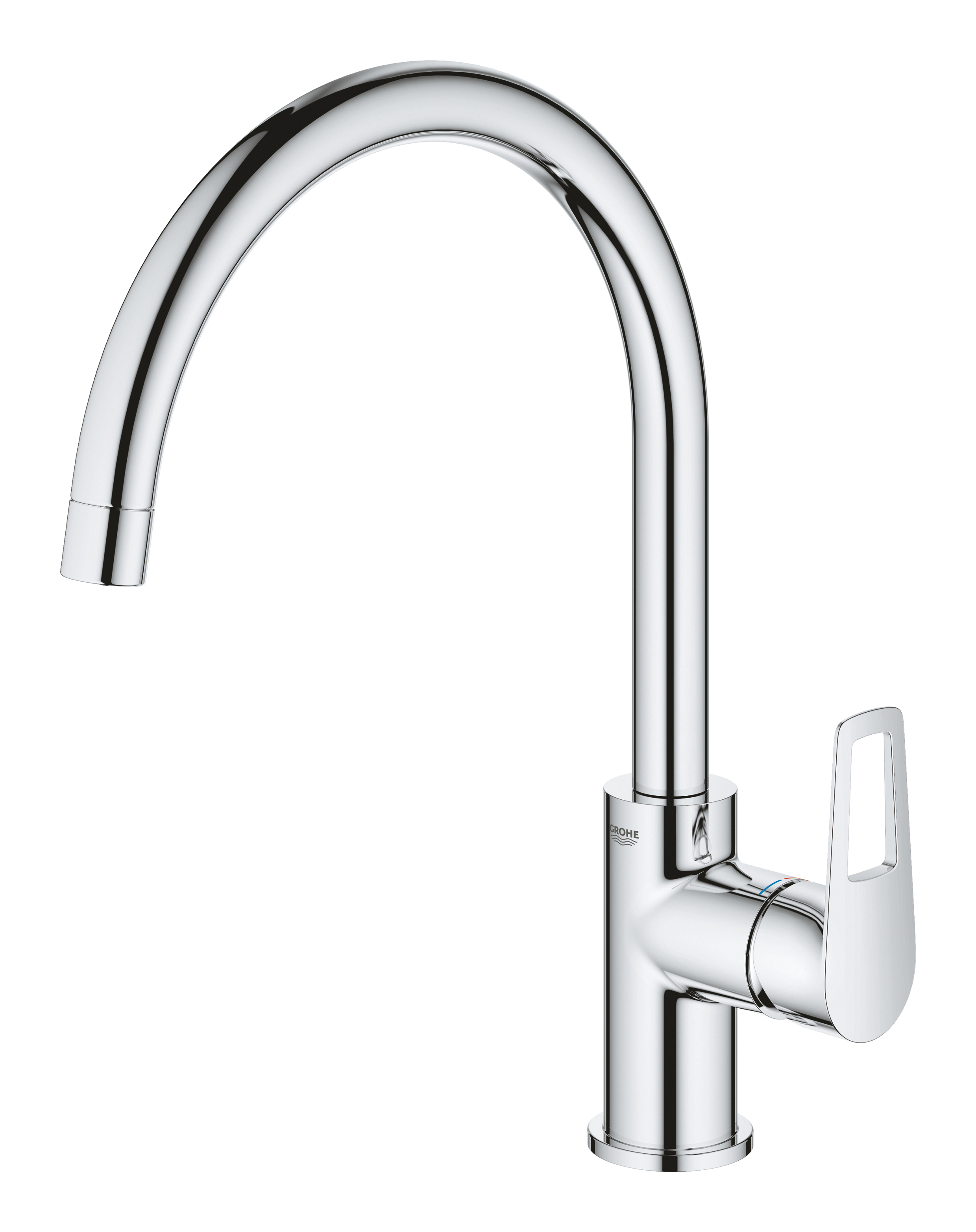 Darmowa Dostawa - Bateria kuchenna stojąca starlight chrome Grohe Bauloop 31368001