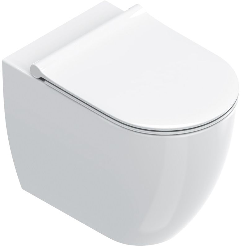 Darmowa Dostawa - Miska WC stojąca bez kołnierza biały połysk Catalano Sfera 0514550001