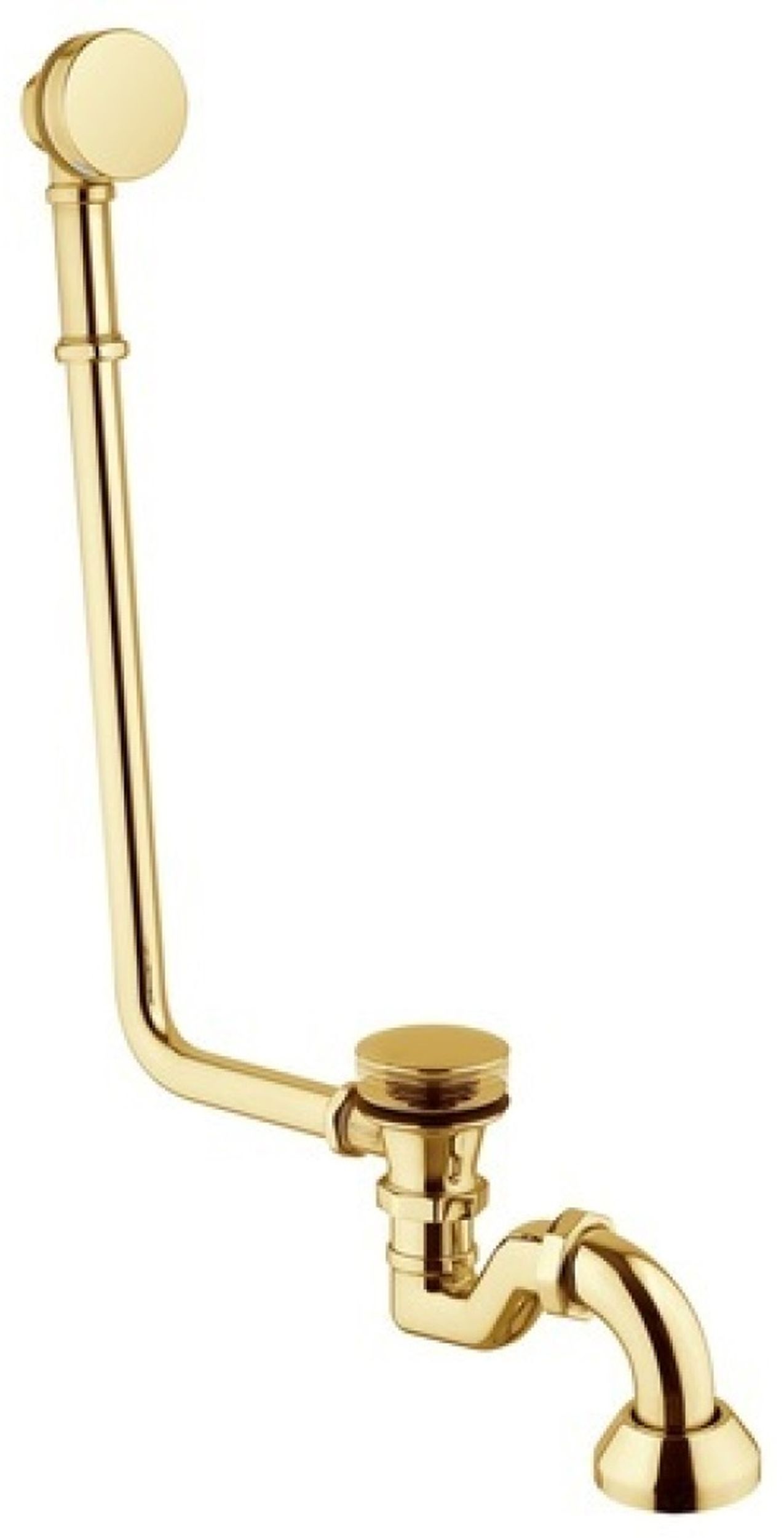 Darmowa Dostawa - Syfon do wanny złoty Besco SWPRZZLO