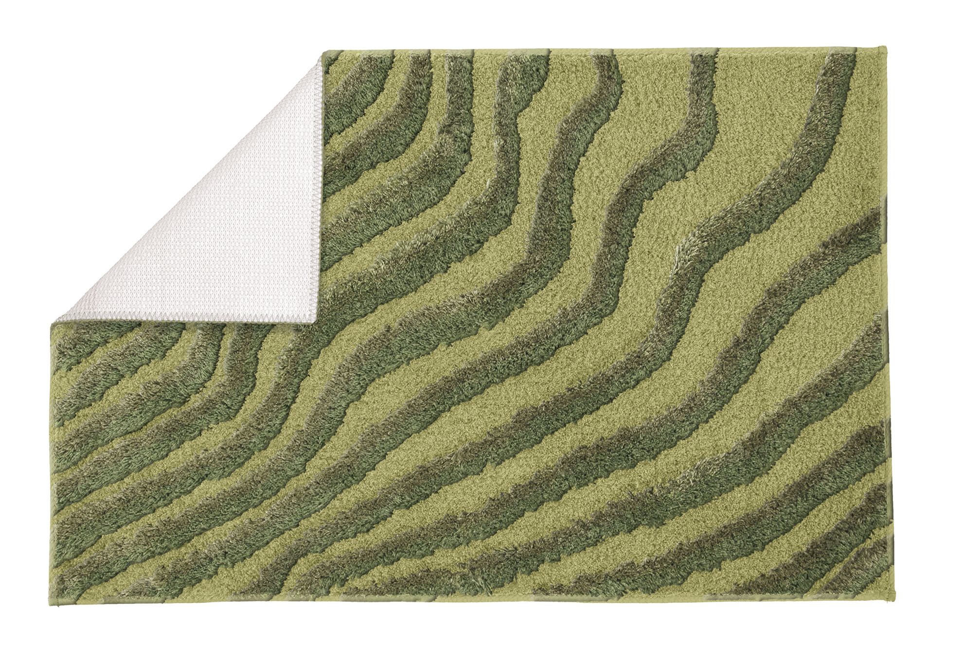 Darmowa Dostawa - Dywanik łazienkowy 100x60 cm prostokątny zielony Kleine Wolke Terrace 9183616360