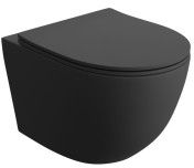 Darmowa Dostawa - Miska WC z deską wolnoopadającą wisząca czarny mat LaVita Sinto 5900378345282