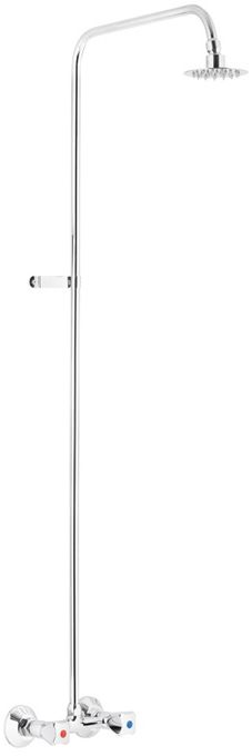 Darmowa Dostawa - Zestaw prysznicowy ścienny z deszczownicą chrom KFA Armatura Standard 30671100