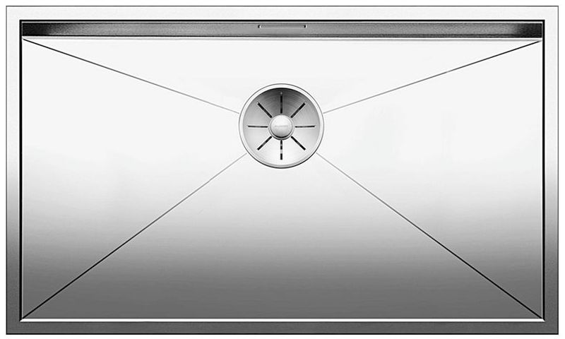 Darmowa Dostawa - Zlewozmywak stalowy 74x44 cm stal Blanco Zerox 700-U 521593