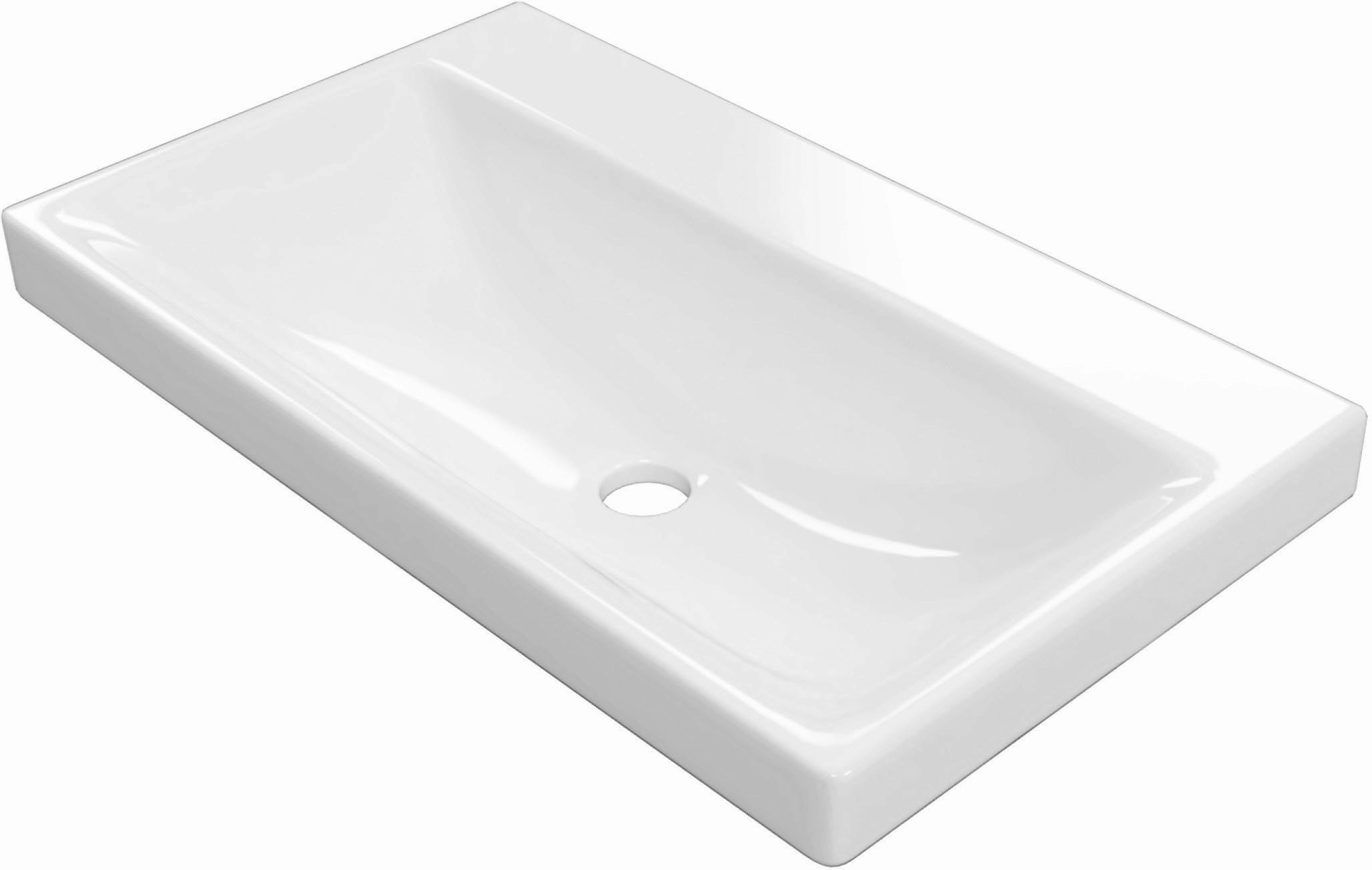 Darmowa Dostawa - Umywalka 64x37 cm prostokątna meblowa biała Excellent Blanko CENL6327650WH