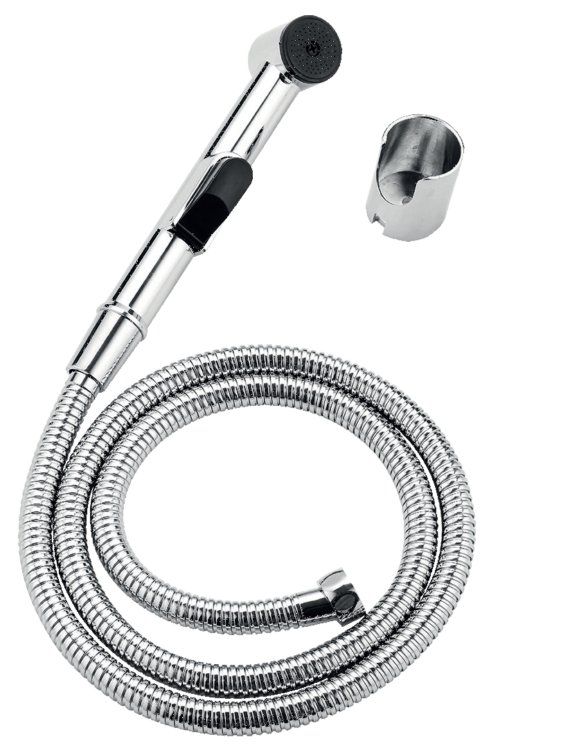 Darmowa Dostawa - Zestaw słuchawki bidetowej ścienny chrom Laveo Fen NAF01BD