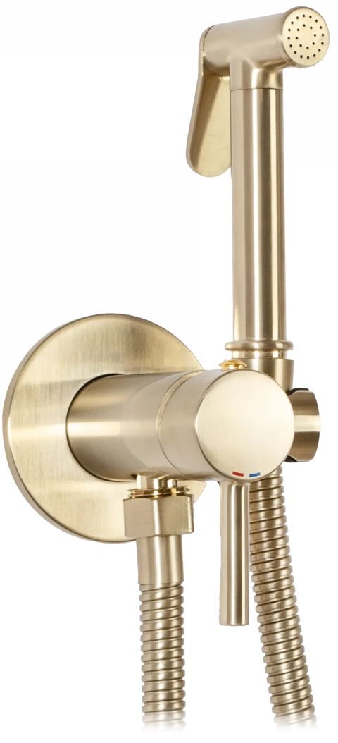 Darmowa Dostawa - Bateria bidetowa podtynkowa złota Rea Loop REAB6311