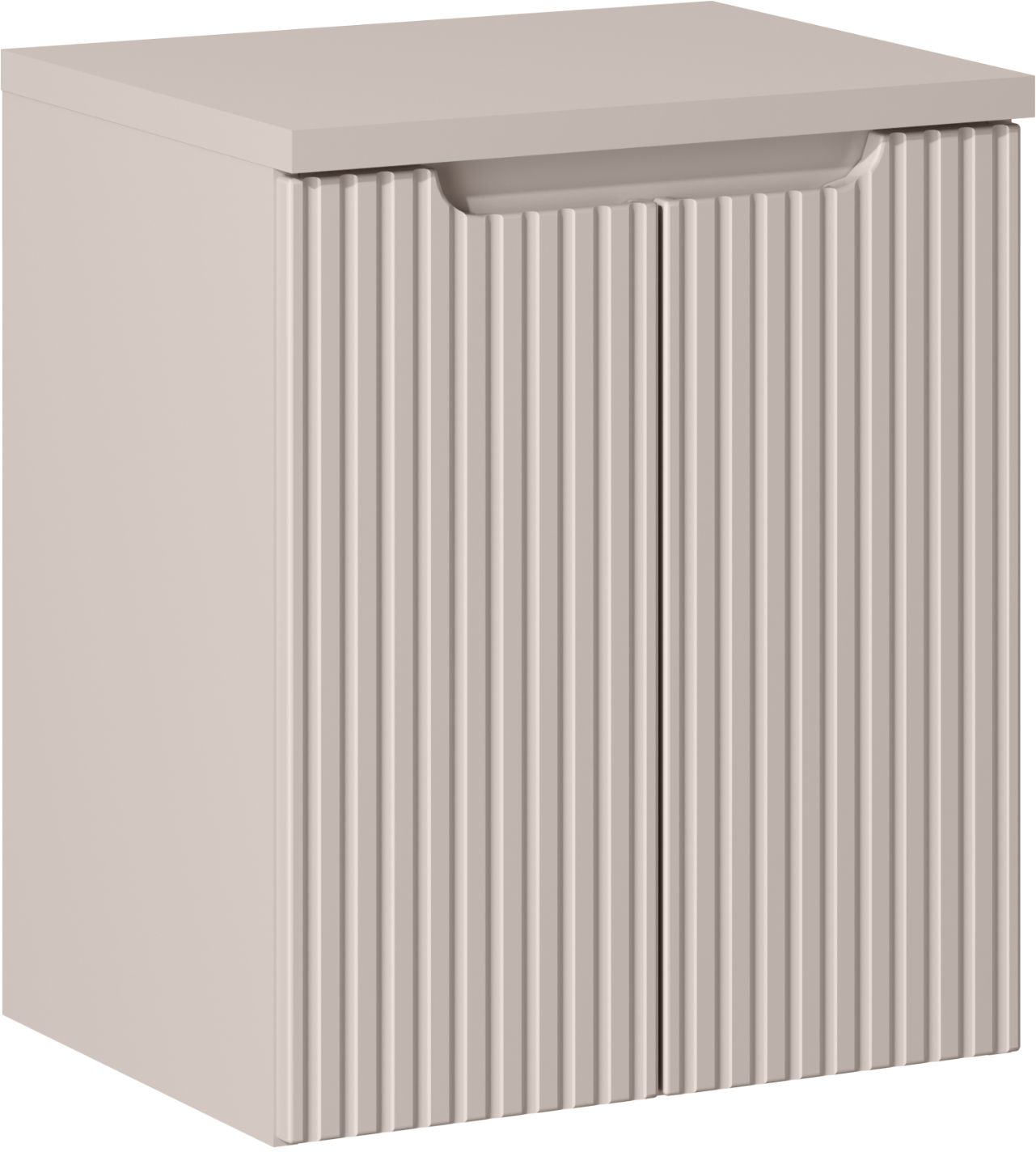 Darmowa Dostawa - Szafka z blatem 50x39x57 cm podumywalkowa wisząca beżowa Comad Nova Cashmere SETNOCBCASHMERE50CMD