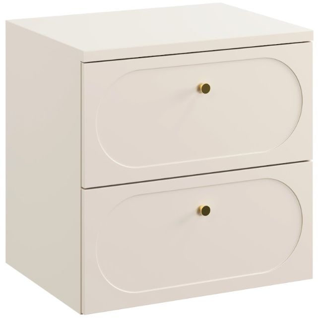 Darmowa Dostawa - Szafka z blatem 60x46x58 cm podumywalkowa wisząca beżowa Comad Donna Sand SETDSBSAND60CM