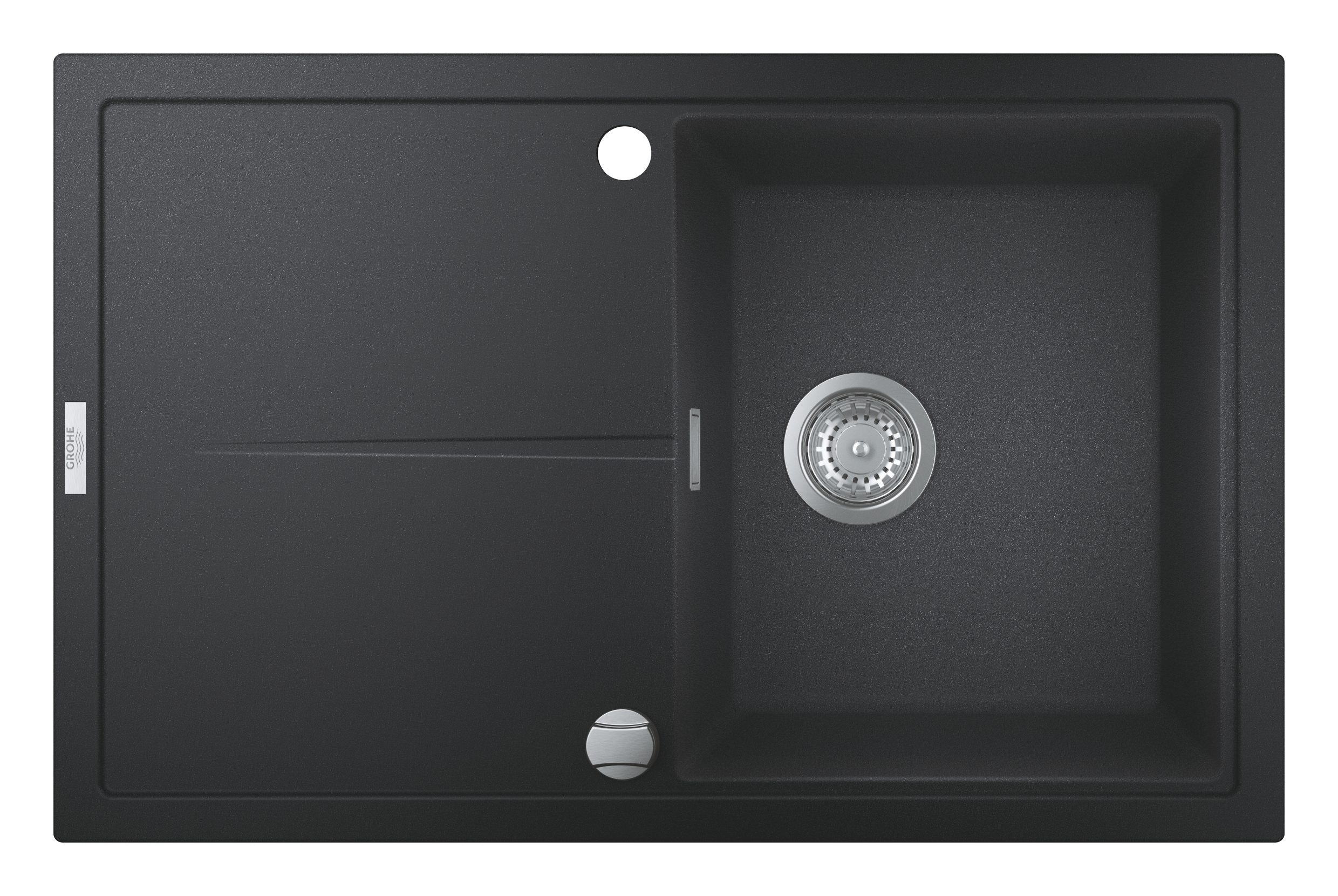 Darmowa Dostawa - Zlewozmywak granitowy 78x50 cm czarny Grohe K400 31639AP0