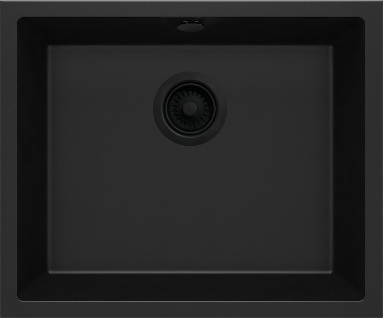 Darmowa Dostawa - Zlewozmywak granitowy 54x44 cm czarny Deante Corda ZQAN10C