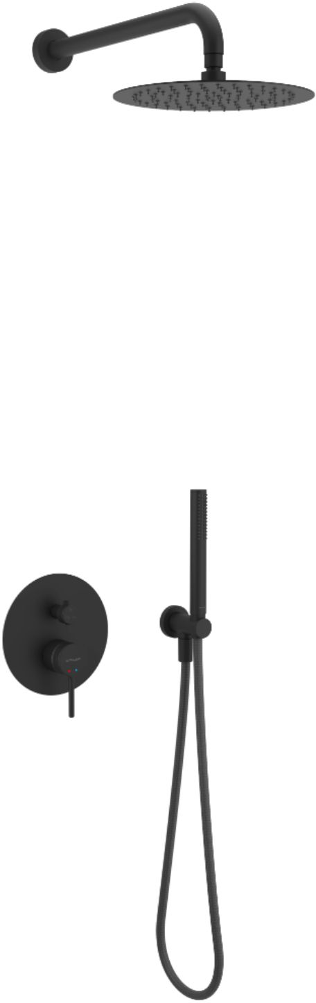 Darmowa Dostawa - Zestaw prysznicowy podtynkowy czarny Excellent Pi AREXSET1247BL