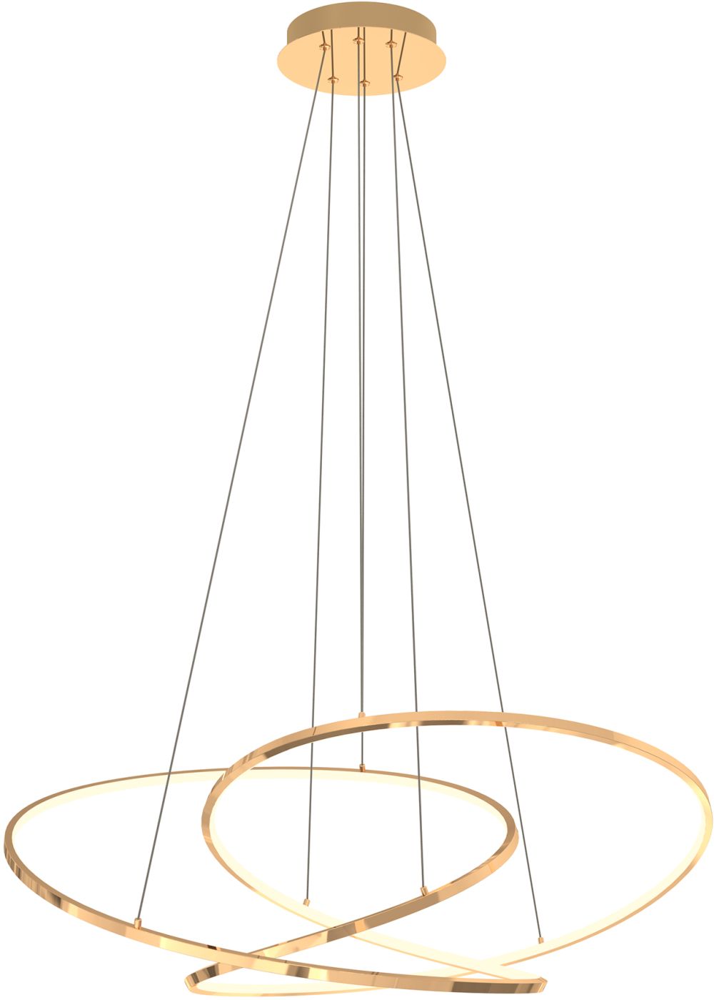 Darmowa Dostawa - Lampa wisząca 1x56 W złoty Zuma Line Cholet MD73601A3GT