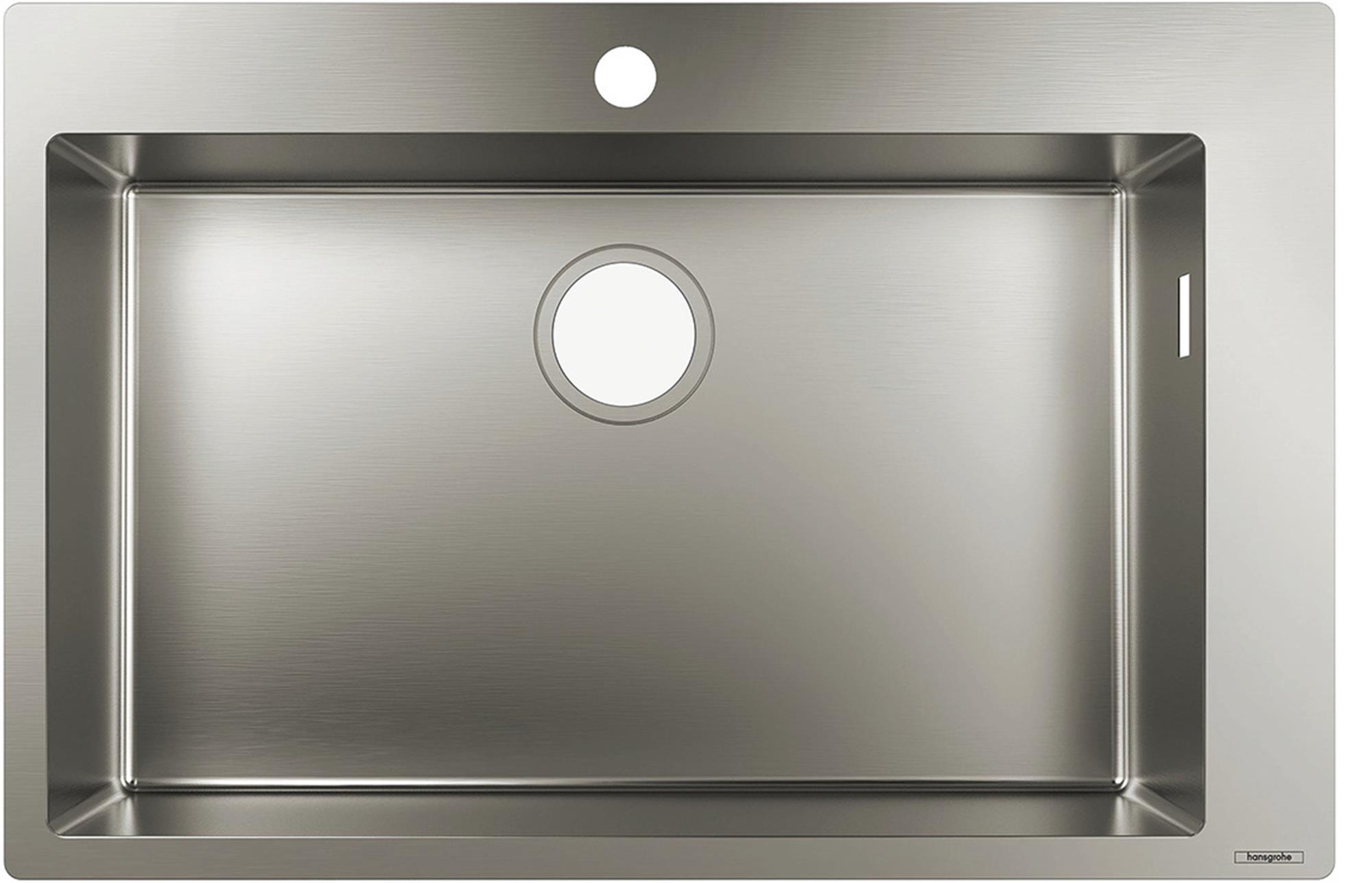 Darmowa Dostawa - Zlewozmywak stalowy 76x50 cm Hansgrohe S 71 43302800