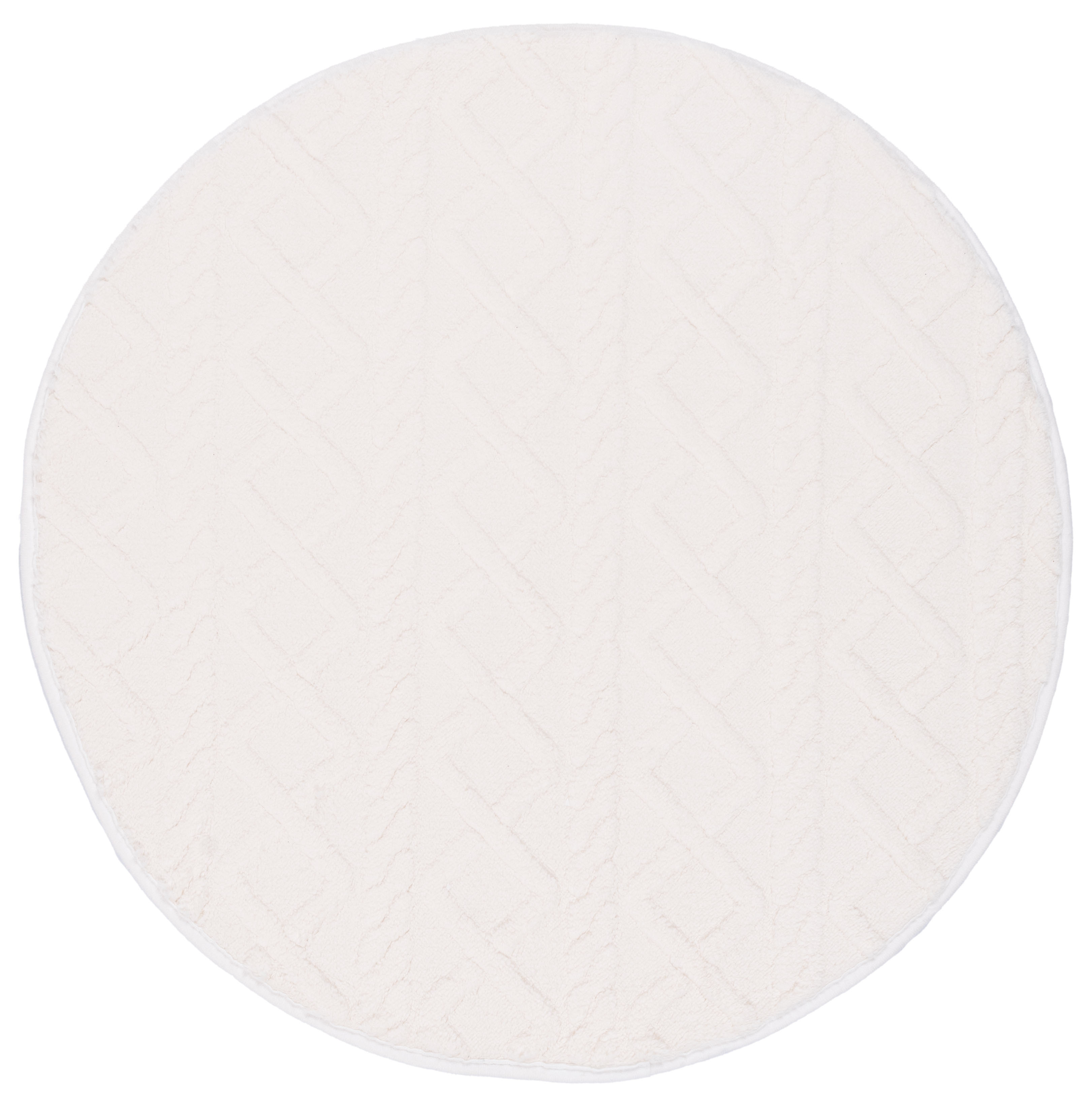 Darmowa Dostawa - Dywanik łazienkowy 67x67 cm okrągły biały Multi-Decor New Style 508337