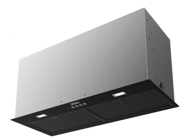 Darmowa Dostawa - Okap kuchenny 70 cm podszafkowy czarny Franke Box Flush Evo Basic 3050728431