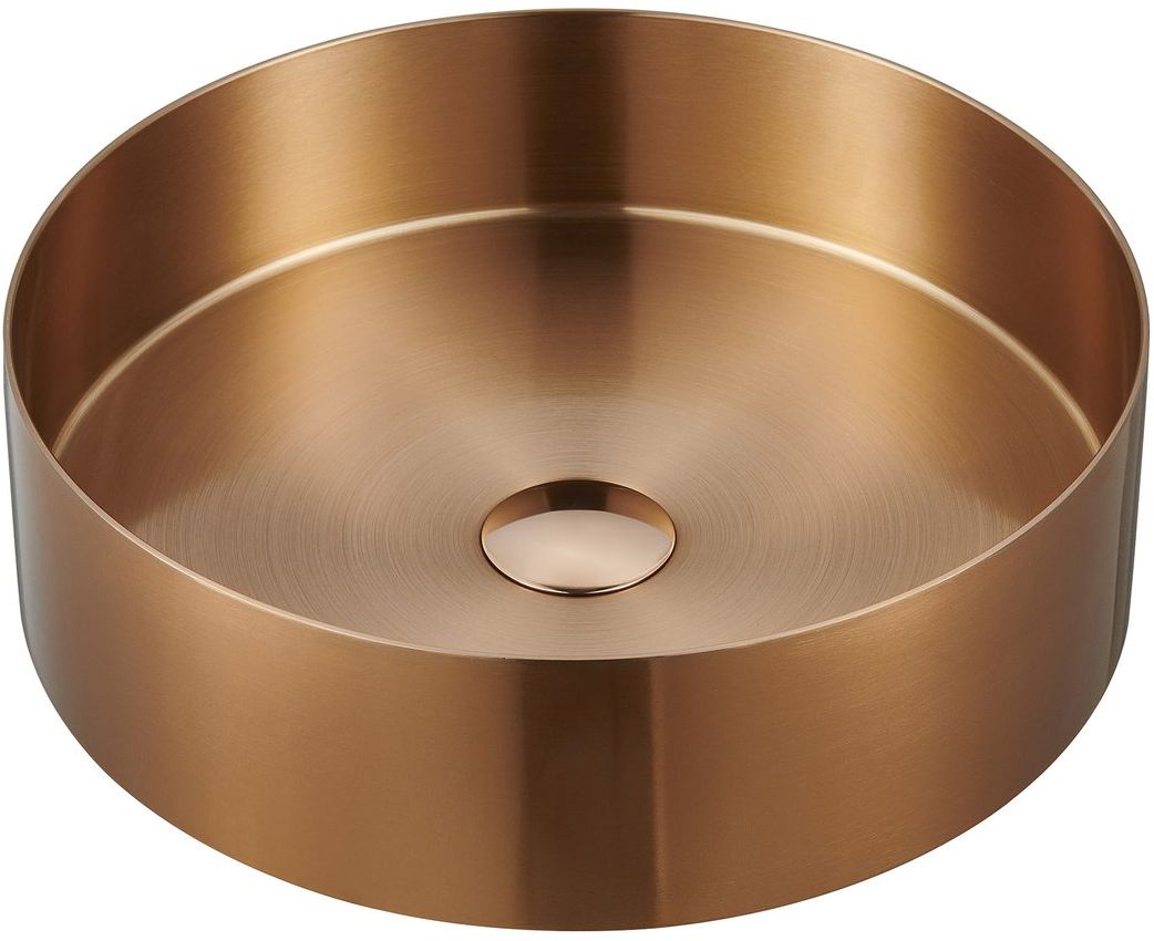 Darmowa Dostawa - Umywalka 38x38 cm okrągła nablatowa Sapho Aurum AU301