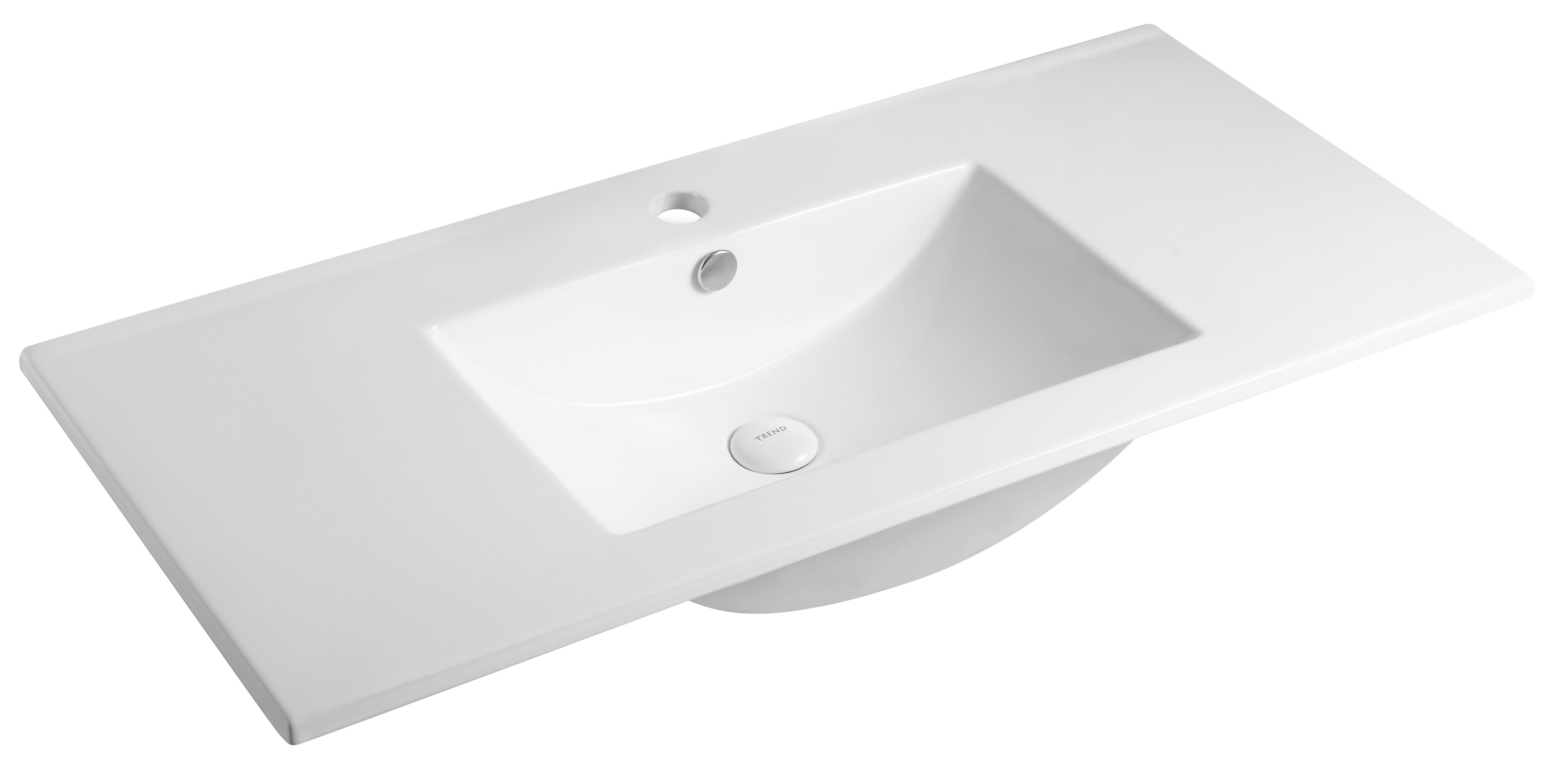 Darmowa Dostawa - Umywalka 100x46 cm prostokątna biały Uptrend Neva UP45301000