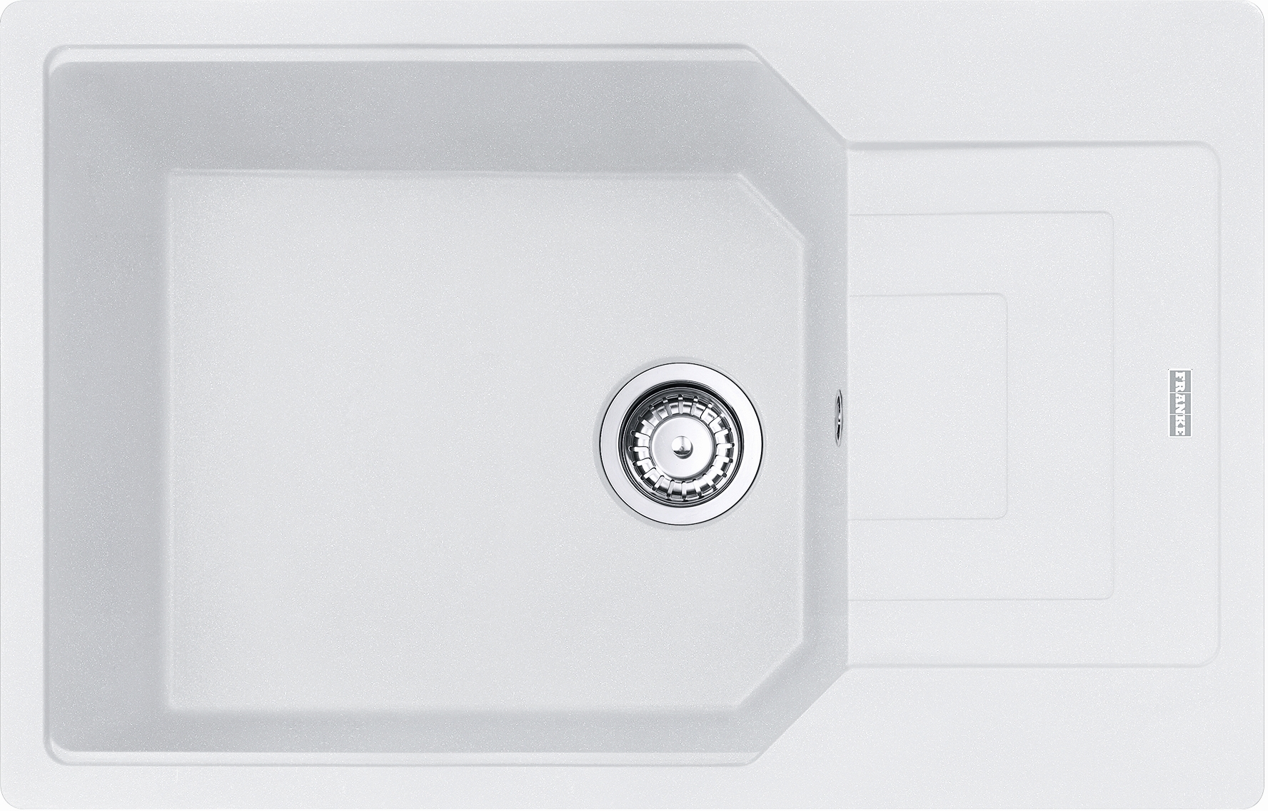 Darmowa Dostawa - Zlewozmywak granitowy 78x50 cm biały Franke Urban 1140687280