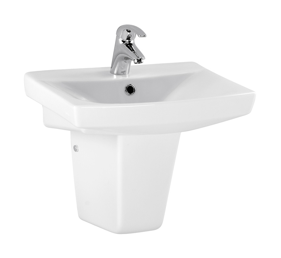 Darmowa Dostawa - Umywalka 50x39 cm prostokątna ścienna-meblowa biała Cersanit Carina K31004